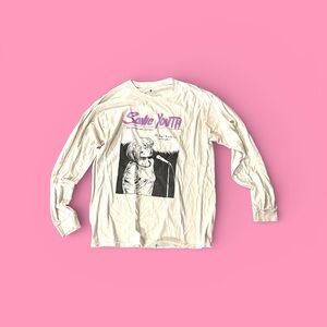 Sonic Youth Goo Double-Sided Y2K Long Sleeve